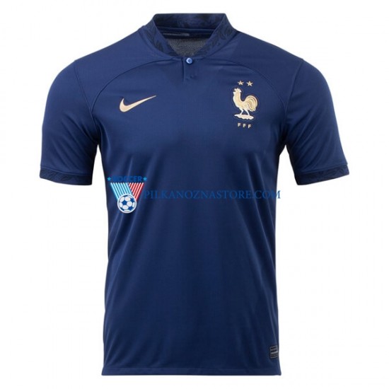 Francja Koszulka Męska Domowy MŚ 2022 Krótkie Rękawy