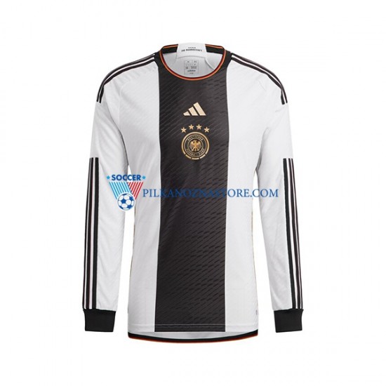 Niemcy Koszulka Męska Domowy MŚ 2022 Długie Rękawy