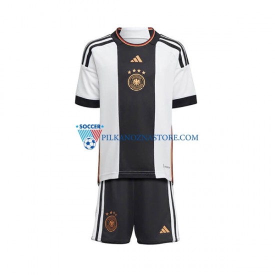 Niemcy dla Dzieci Koszulka Domowy MŚ 2022 Krótkie Rękawy