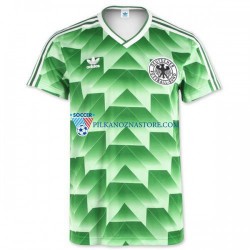 Niemcy 1990 Retro Koszulka Męska Wyjazdowy Krótkie Rękawy