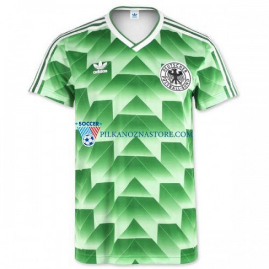 Niemcy 1990 Retro Koszulka Męska Wyjazdowy Krótkie Rękawy