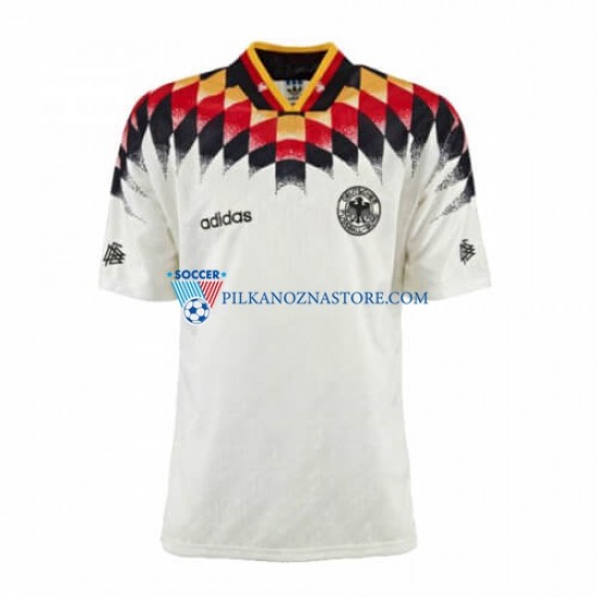 Niemcy Retro Koszulka Męska Domowy 1994 Krótkie Rękawy