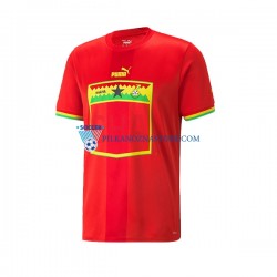 Ghana Koszulka Męska Wyjazdowy MŚ 2022 Krótkie Rękawy