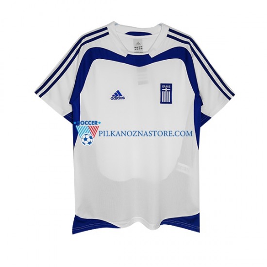 Grecja Retro Koszulka Męska Domowy 2004 Krótkie Rękawy