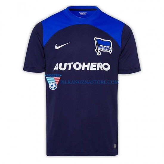 Hertha BSC Koszulka Męska Wyjazdowy 2022-2023 Krótkie Rękawy