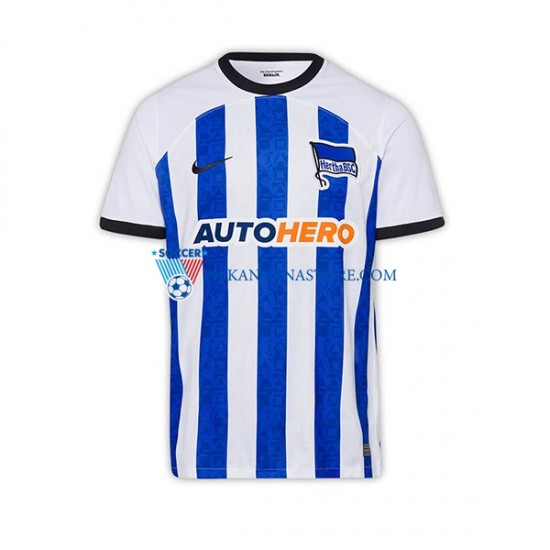 Hertha BSC Koszulka Męska Domowy 2022-2023 Krótkie Rękawy