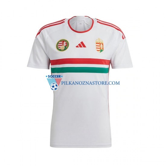 Węgry Koszulka Męska Wyjazdowy 2022 Krótkie Rękawy