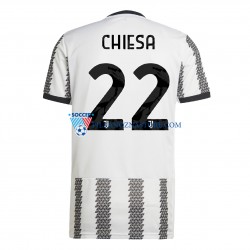 Juventus Chiesa 22 Koszulka Męska Domowy 2022-2023 Krótkie Rękawy