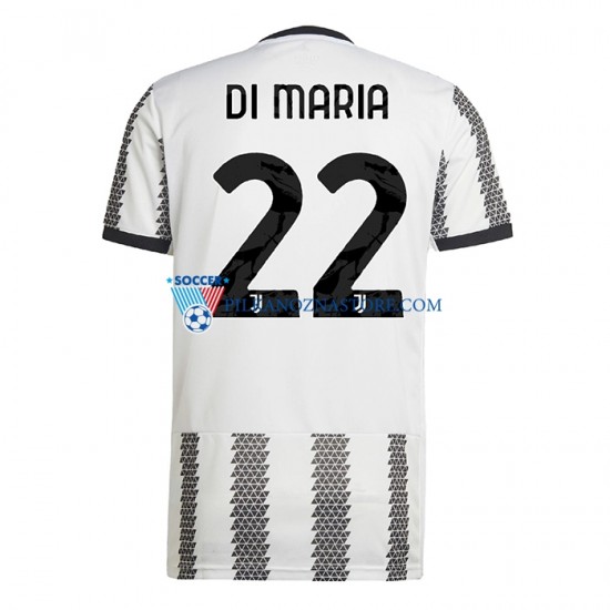 Juventus Di Maria 22 Koszulka Męska Domowy 2022-2023 Krótkie Rękawy