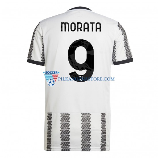 Juventus Morata 9 Koszulka Męska Domowy 2022-2023 Krótkie Rękawy