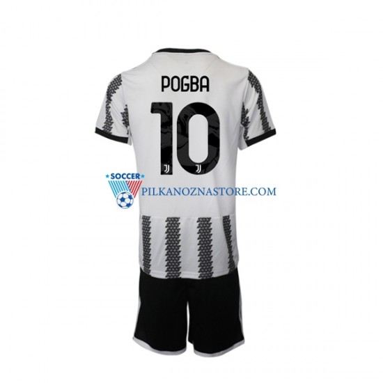 Juventus dla Dzieci Pogba 10 Koszulka Domowy 2022-2023 Krótkie Rękawy