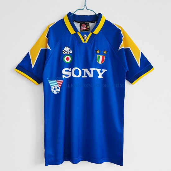 Juventus Retro Koszulka Męska Wyjazdowy 1995-1996 Krótkie Rękawy
