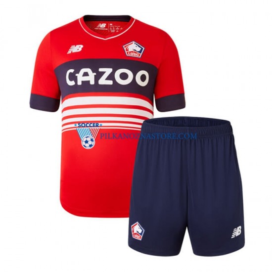 LOSC Lille dla Dzieci Koszulka Domowy 2022-2023 Krótkie Rękawy