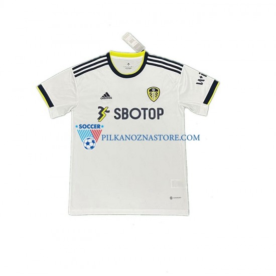 Leeds United Koszulka Męska Domowy 2022-2023 Krótkie Rękawy