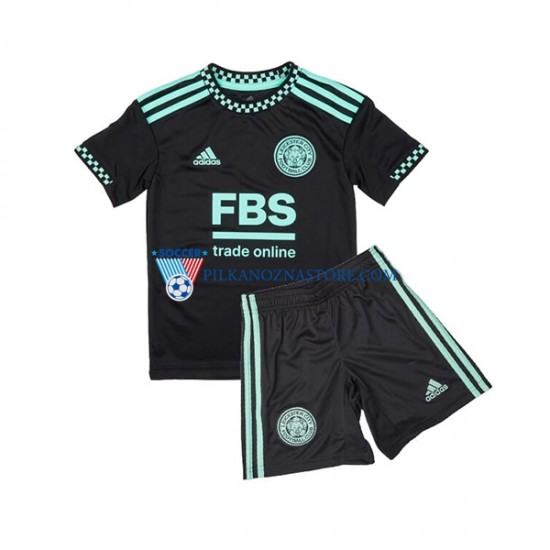 Leicester City dla Dzieci Koszulka Wyjazdowy 2022-2023 Krótkie Rękawy