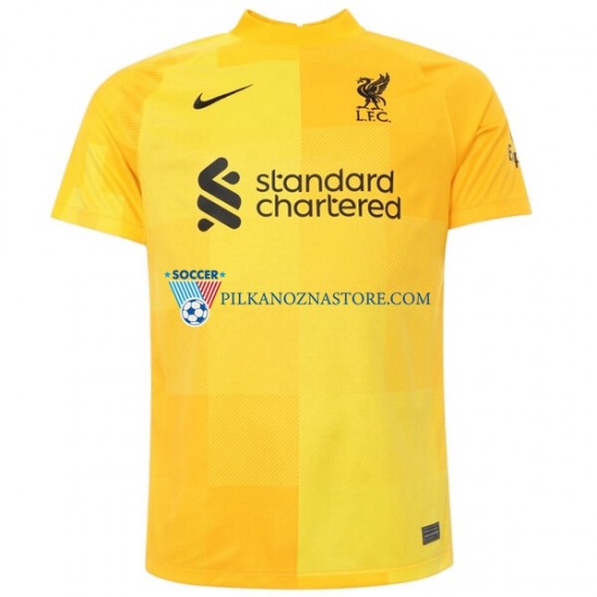 Strój Bramkarski Liverpool Koszulka Męska Wyjazdowy 2021-2022 Krótkie Rękawy