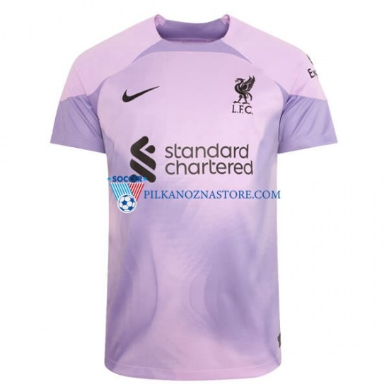 Strój Bramkarski Liverpool Koszulka Męska Domowy 2022-2023 Krótkie Rękawy