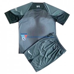 Strój Bramkarski Liverpool dla Dzieci Koszulka Wyjazdowy 2022-2023 Krótkie Rękawy