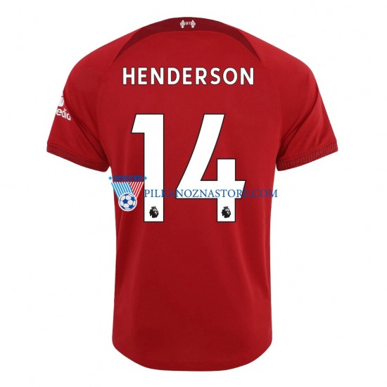 Liverpool Henderson 14 Koszulka Męska Domowy 2022-2023 Krótkie Rękawy