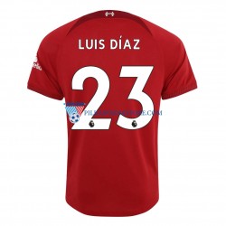 Liverpool Luis Diaz 23 Koszulka Męska Domowy 2022-2023 Krótkie Rękawy