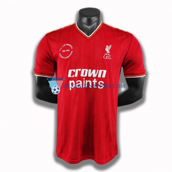 Liverpool 1985-1986 Retro Koszulka Męska Domowy Krótkie Rękawy