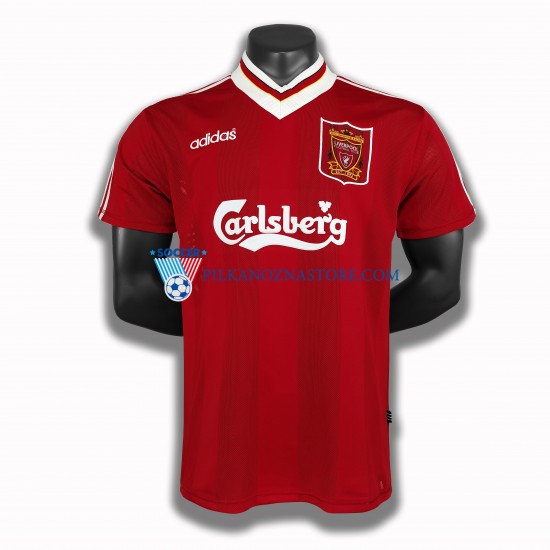 Liverpool 1995 Retro Koszulka Męska Domowy Krótkie Rękawy