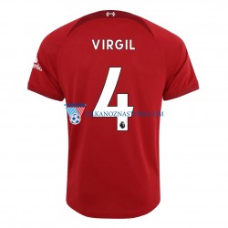 Liverpool Virgil 4 Koszulka Męska Domowy 2022-2023 Krótkie Rękawy