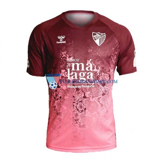 Málaga CF Koszulka Męska Wyjazdowy 2022-2023 Krótkie Rękawy