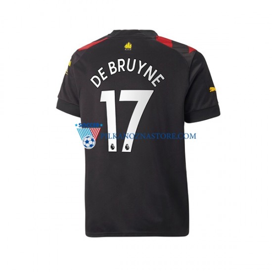 Manchester City De Bruyne 17 Koszulka Męska Wyjazdowy 2022-2023 Krótkie Rękawy