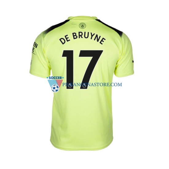 Manchester City De Bruyne 17 Koszulka Męska Trzeci 2022-2023 Krótkie Rękawy