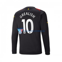 Manchester City Grealish 10 Long Koszulka Wyjazdowy 2022-2023 Krótkie Rękawy