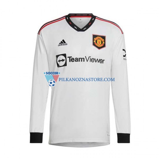Manchester United Koszulka Męska Wyjazdowy 2022-2023 Długie Rękawy
