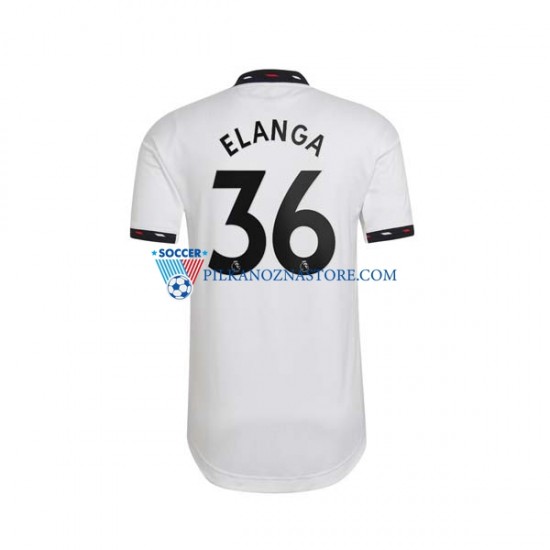 Manchester United Elanga 36 Koszulka Męska Wyjazdowy 2022-2023 Krótkie Rękawy