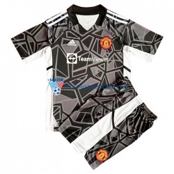 Strój Bramkarski Manchester United dla Dzieci Koszulka Wyjazdowy 2022-2023 Krótkie Rękawy