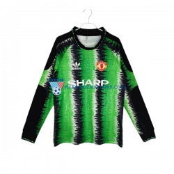 Strój Bramkarski Manchester United Retro Koszulka Męska Domowy 1990-1991 Długie Rękawy