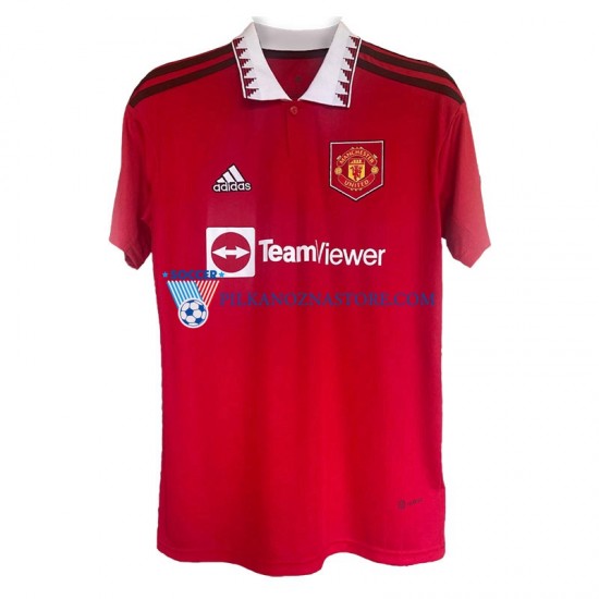 Manchester United Koszulka Męska Domowy 2022-2023 Krótkie Rękawy