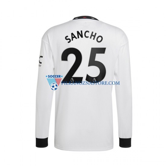 Manchester United Jadon Sancho 25 Koszulka Męska Wyjazdowy 2022-2023 Długie Rękawy