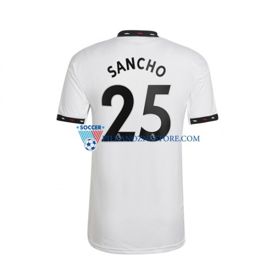 Manchester United Jadon Sancho 25 Koszulka Męska Wyjazdowy 2022-2023 Krótkie Rękawy