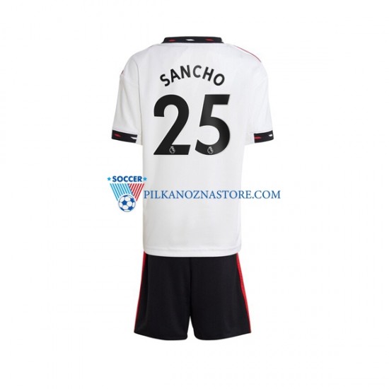 Manchester United dla Dzieci Jadon Sancho 25 Koszulka Męska Wyjazdowy 2022-2023 Krótkie Rękawy