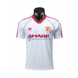 Manchester United 1988 Retro Koszulka Męska Wyjazdowy Krótkie Rękawy