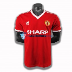 Manchester United 1983 Retro Koszulka Męska Domowy Krótkie Rękawy