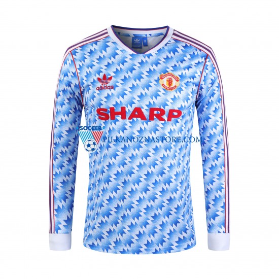 Manchester United 1992 Retro Koszulka Męska Domowy Długie Rękawy