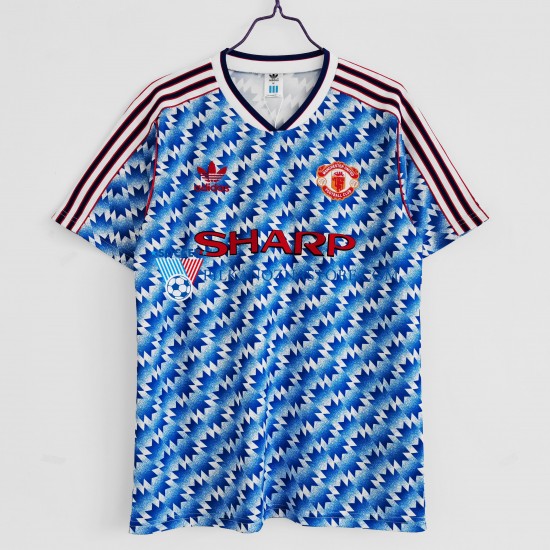 Manchester United 1992 Retro Koszulka Męska Domowy Krótkie Rękawy
