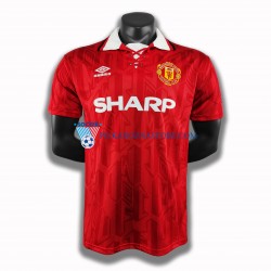 Manchester United Retro Koszulka Męska Domowy 1994 Krótkie Rękawy