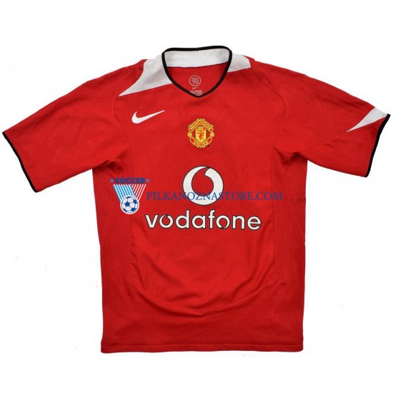 Manchester United Retro Koszulka Męska Domowy 2004-2006 Krótkie Rękawy