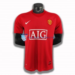 Manchester United Retro Koszulka Męska Domowy 2007-2008 Krótkie Rękawy