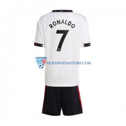Manchester United dla Dzieci Ronaldo 7 Koszulka Wyjazdowy 2022-2023 Krótkie Rękawy