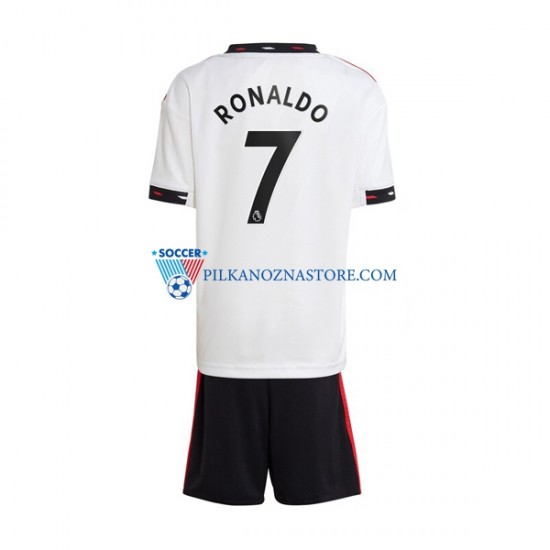 Manchester United dla Dzieci Ronaldo 7 Koszulka Wyjazdowy 2022-2023 Krótkie Rękawy