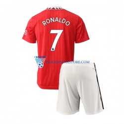 Manchester United dla Dzieci Ronaldo 7 Koszulka Domowy 2022-2023 Krótkie Rękawy
