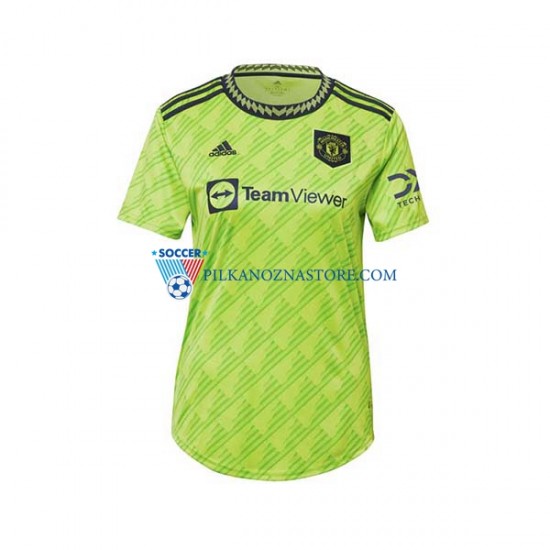 Manchester United Koszulka Damska Trzeci 2022-2023 Krótkie Rękawy